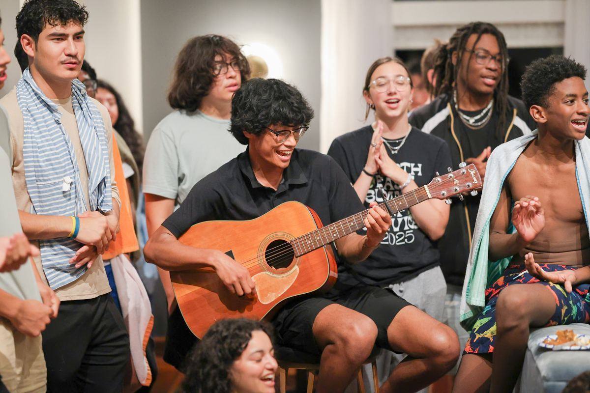 Youth together at a Strive camp